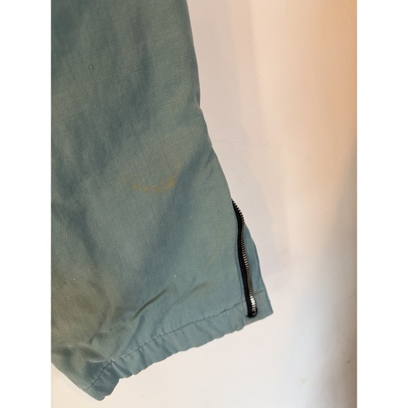 Vintage Wool Lined Ski Pants Womens Green High Waist Button Detail Thermal - Picture 6 of 12